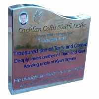 Stainless Steel Light Reflective Headstone