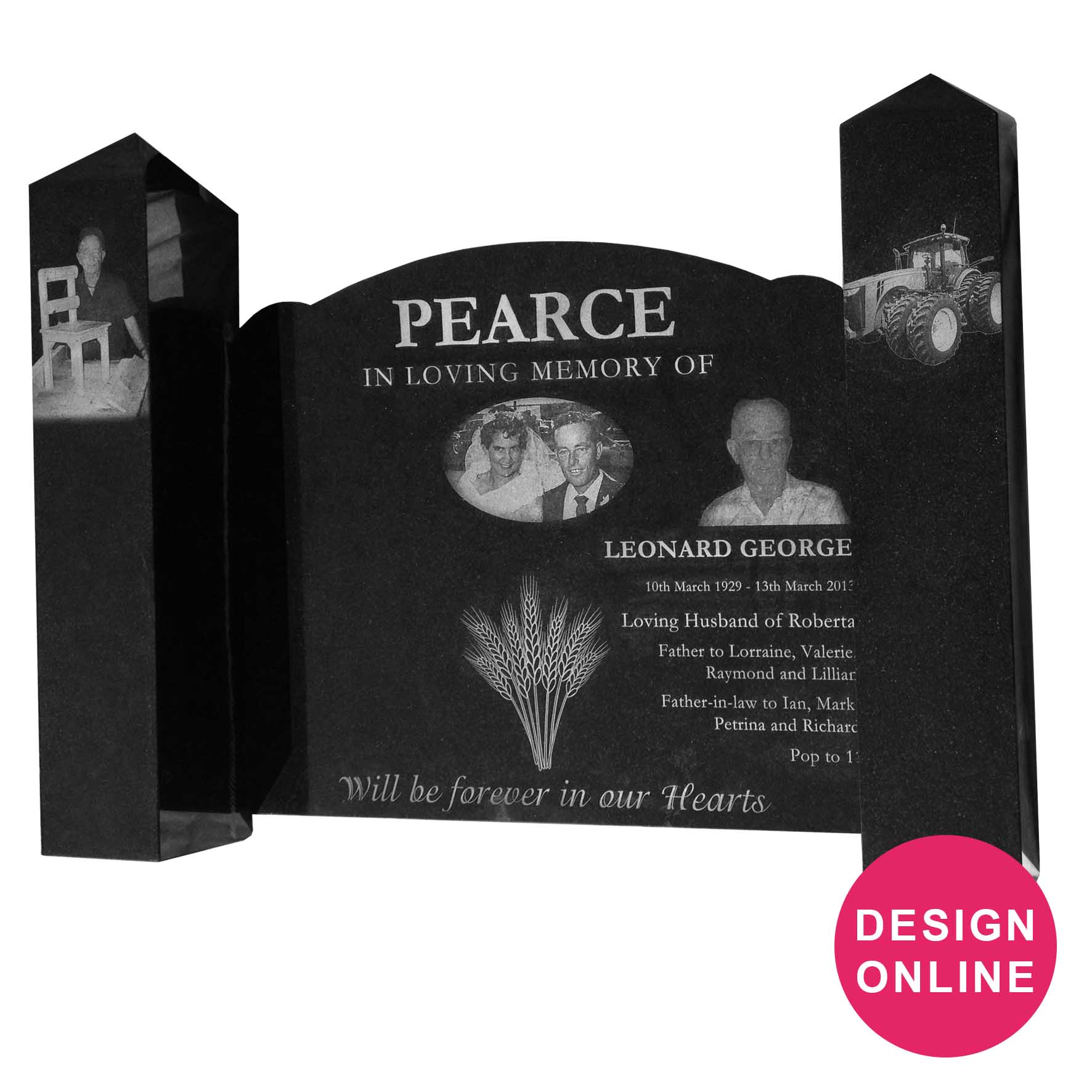 Headstones Forever Shining Memorials