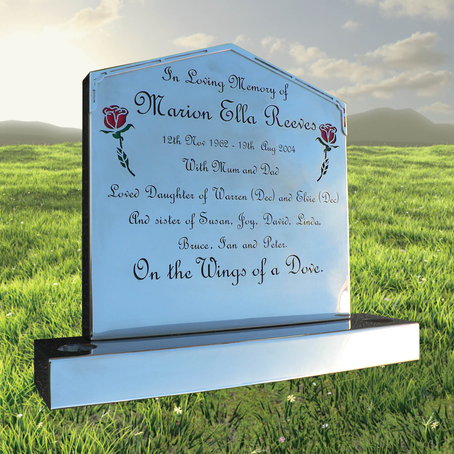 Headstones Sydney, Melbourne, Perth Forever Shining