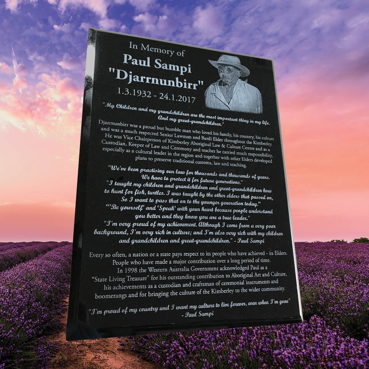 Laser Etched Granite Plaques Forever shining Memorials