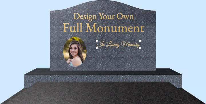 Full Monuments - Traditional Engraved Granite