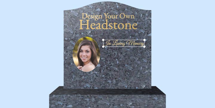 Headstones - Traditional Engraved Granite